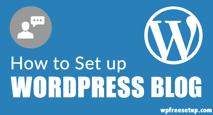 Setup WordPress Blog