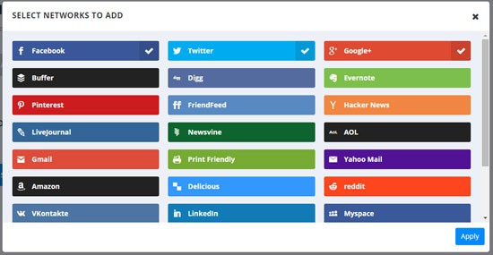 Monarch Social Follow Buttons