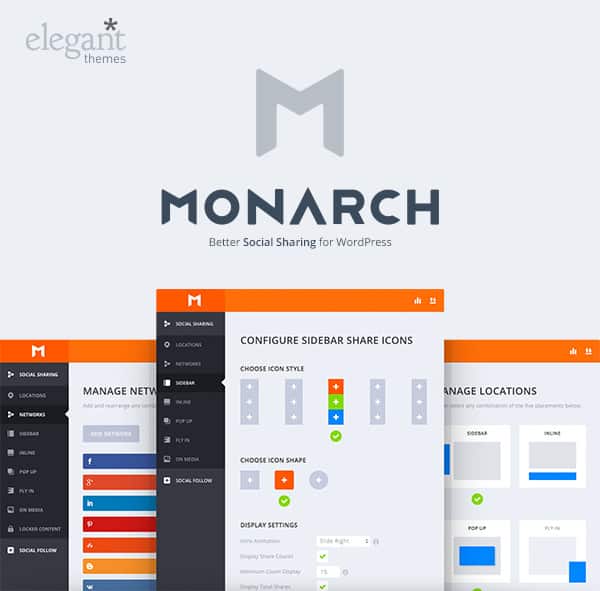 monarch social sharing plugin for WordPress