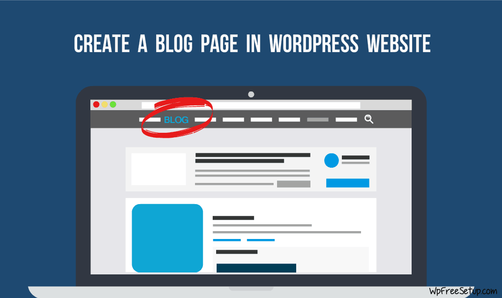 Create a Blog page in WordPress website