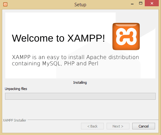 XAMPP Installation Process