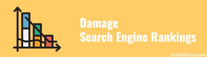 Damage Search Engine Rankings