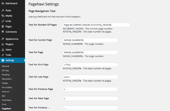 Pagination WordPress Plugin