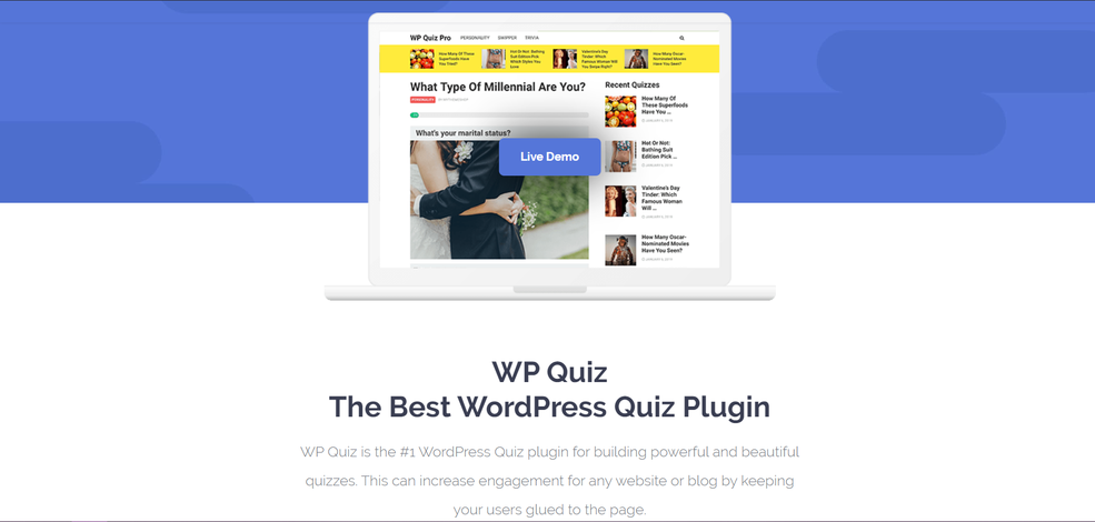 WP Quiz Pro Plugin for WordPress